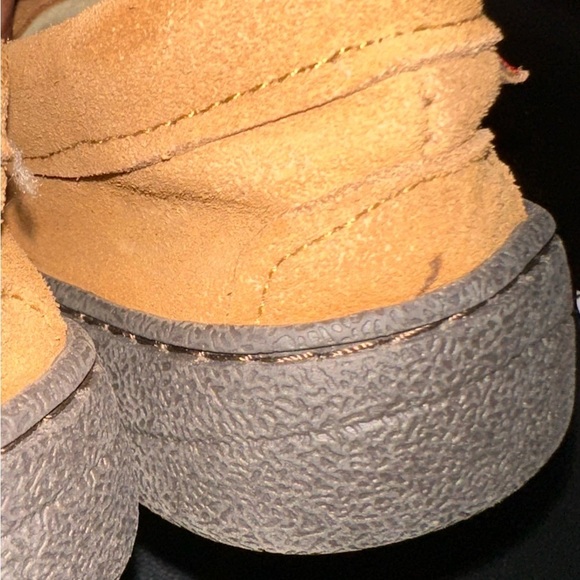 NWOT Alpine Swiss Sabine Genuine Suede Shearling Slip On Moccasin Slippers - Picture 6 of 8